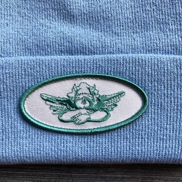 Boys Lie Blue Beanie Knit Hat Logo NWT - Picture 3 of 10